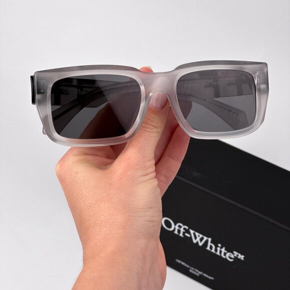 Off-White HAYS Sunglasses – Grey Crystal Square Grey | Model OERI125 0907 - Picture 1 of 13